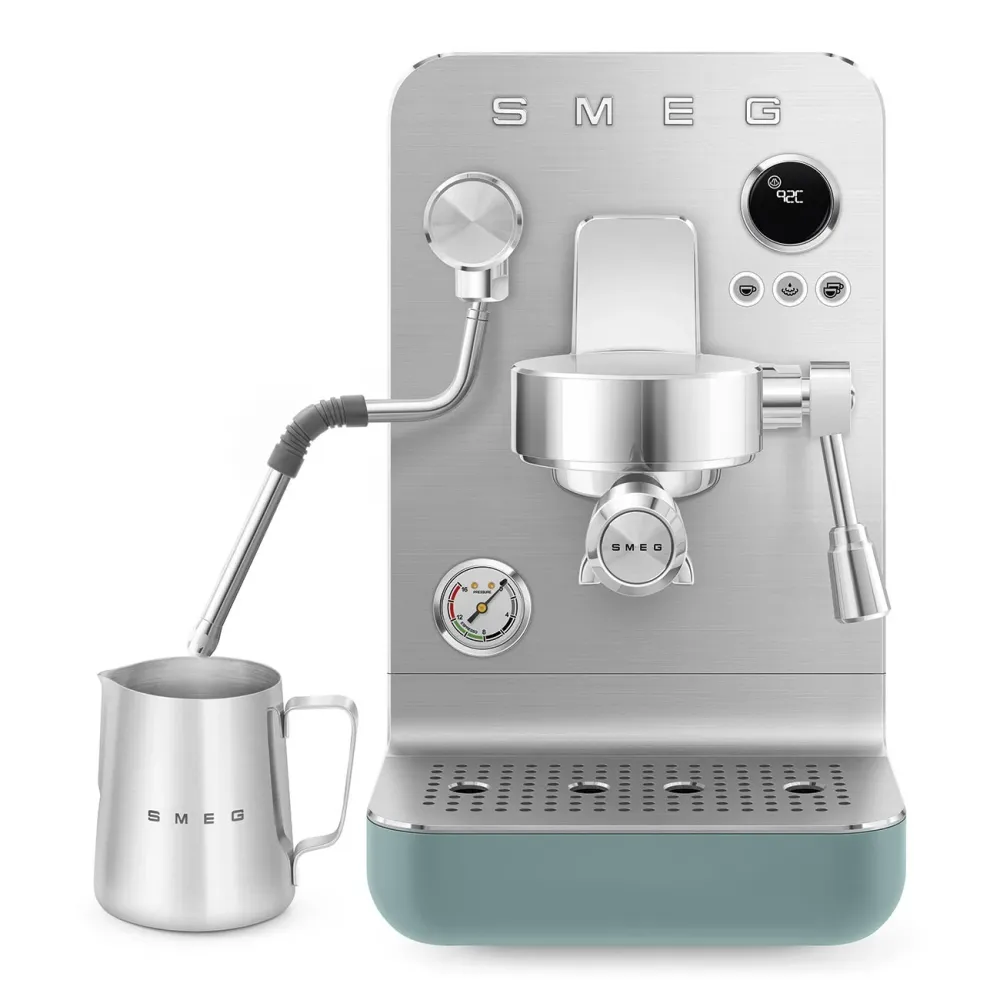 SMEG Manuelle Espressomaschine „Smaragdgrün“ EMC02EGMEU