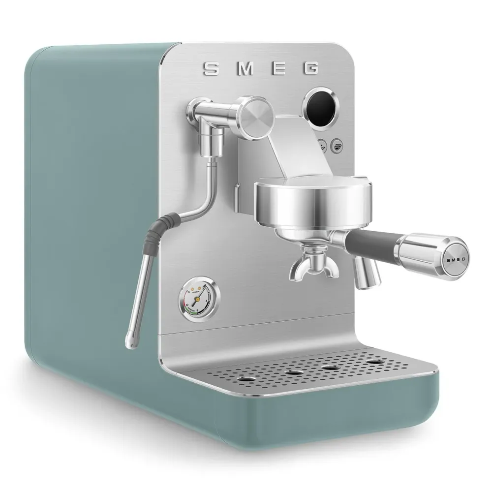 SMEG Manuelle Espressomaschine „Smaragdgrün“ EMC02EGMEU