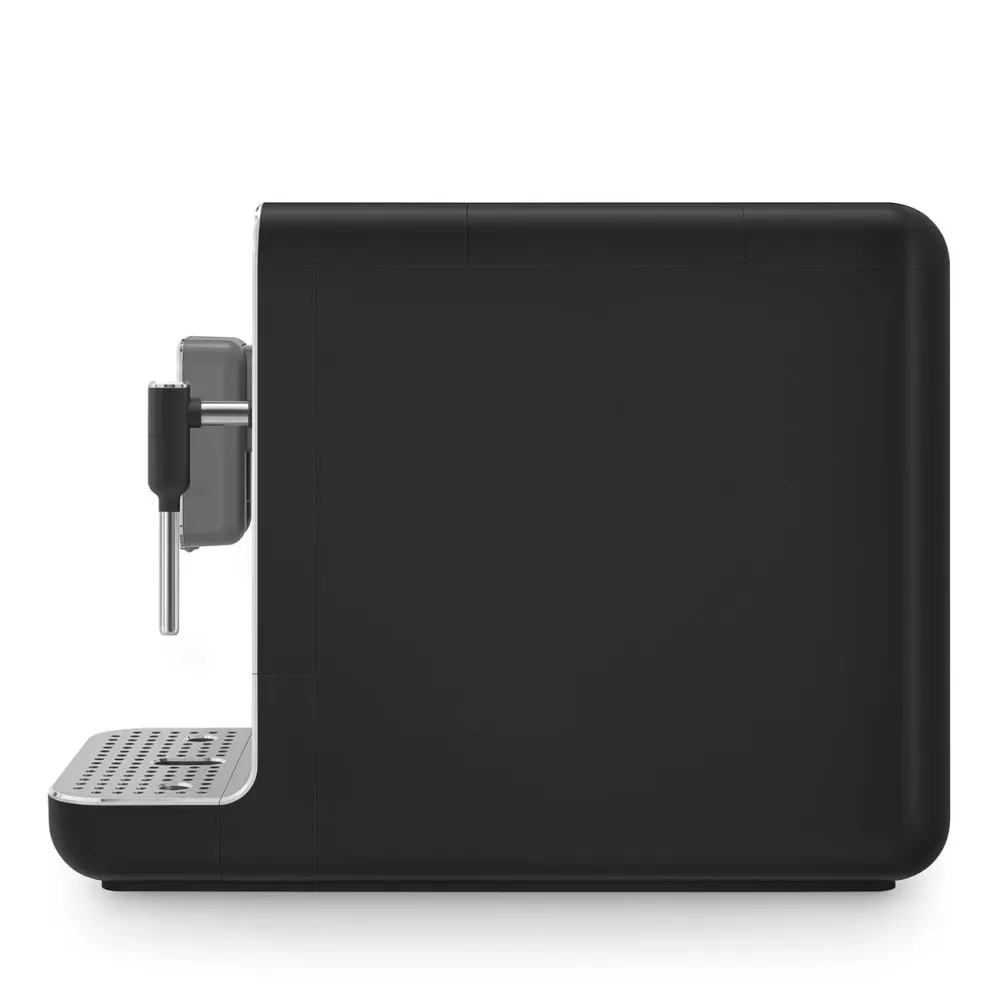 Smeg Vollautomatischer Milchaufschäumer mit Milchaufschäumer, Schwarz, BCC12BLMEU