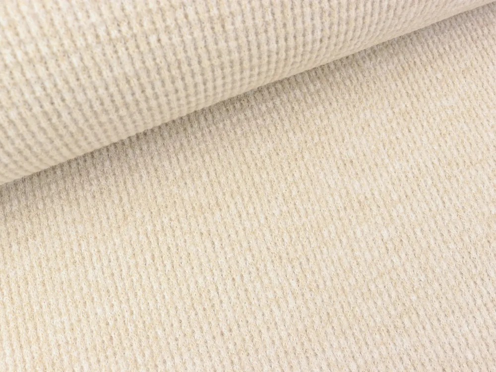 Soft Waffle Waffelpiqué sand meliert