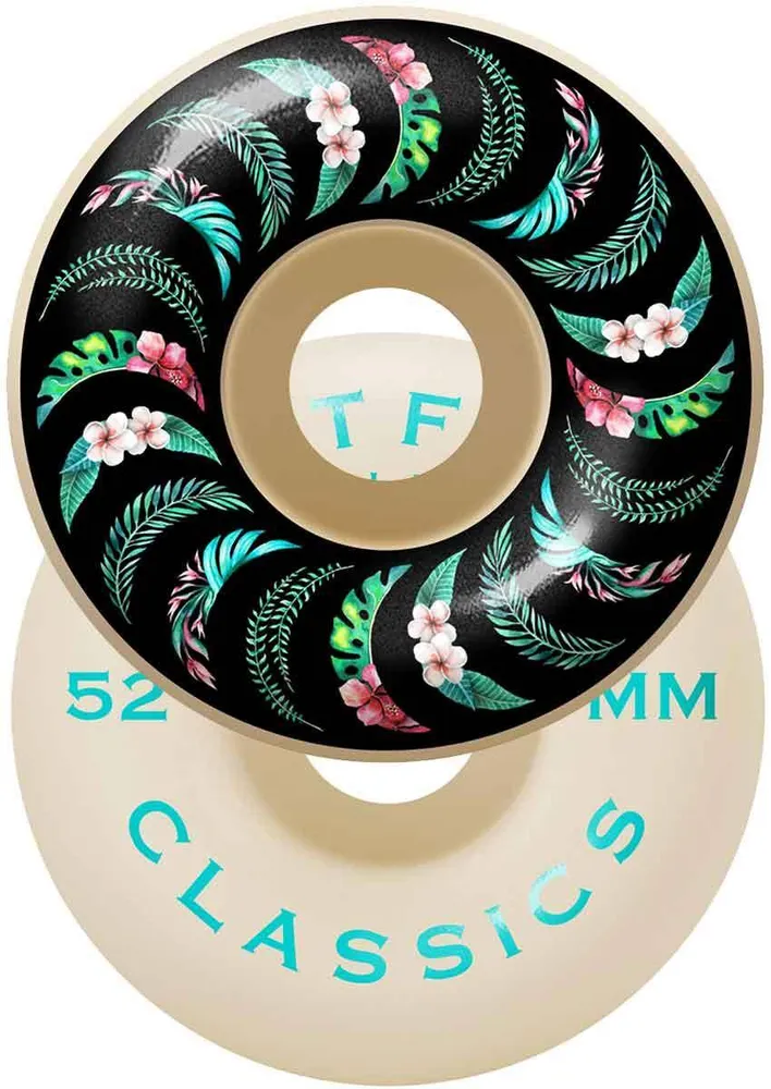 Spitfire 52mm 99A Formula Four Floral Swirl Classics Wheels