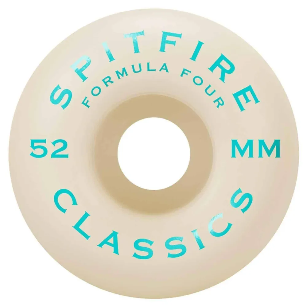 Spitfire 52mm 99A Formula Four Floral Swirl Classics Wheels