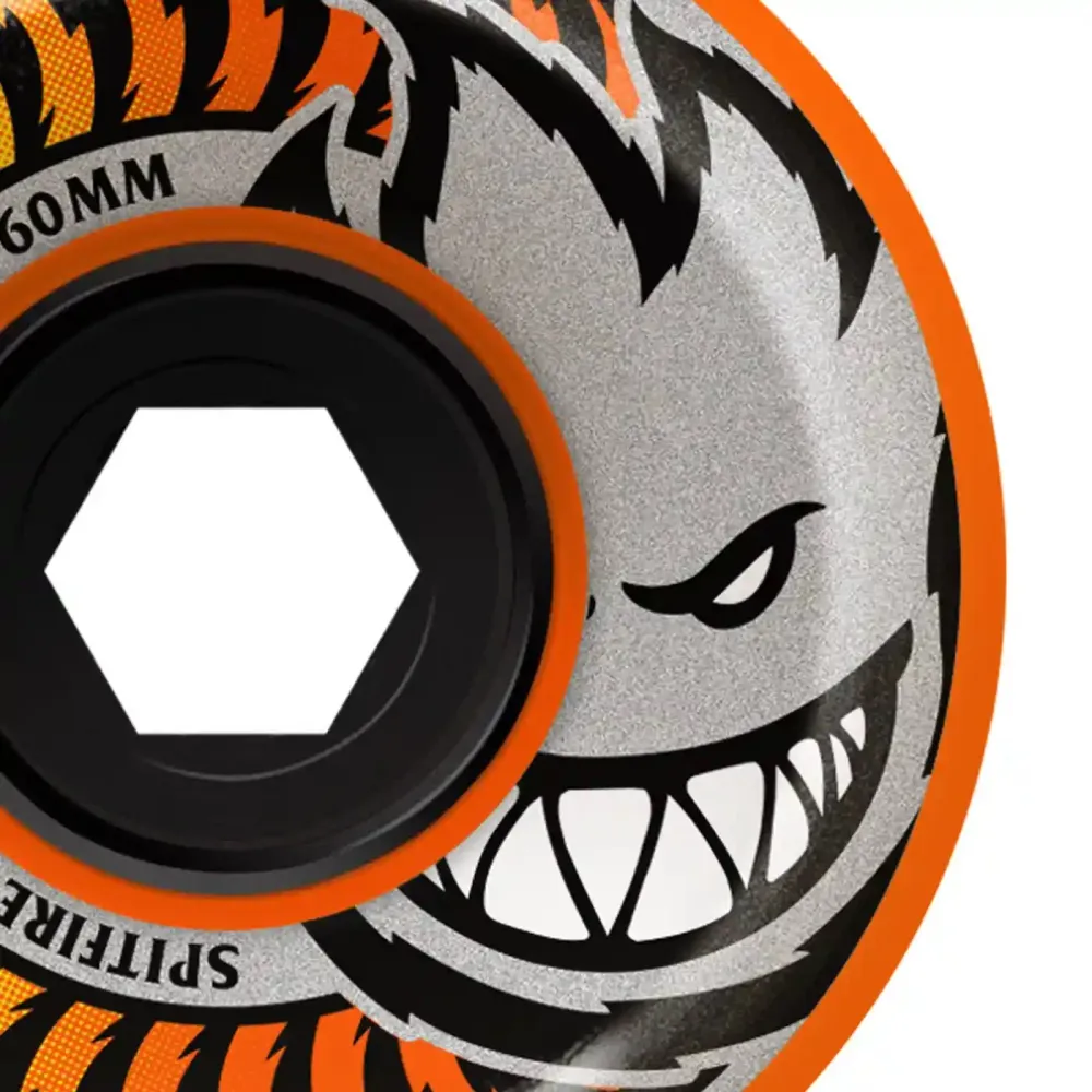 Spitfire 80A 60mm Fade Orange Conical Full Cruiser Wheels