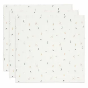 Spucktuch Hydrophil 70x70cm 3 Stück-Jungle Jambo- von Jollein