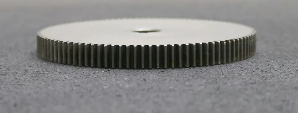 Stahl Wechselrad exchange wheel Modul m=1,0mm Z=100 Breite 10mm Bohrungs-Ø= 14mm