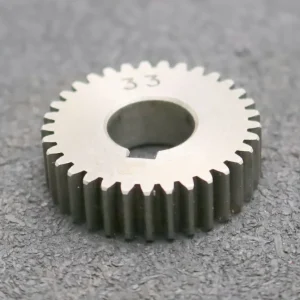 Stahl Wechselrad exchange wheel Modul m=1,0mm Z=33 Breite 10mm Bohrungs-Ø= 14mm