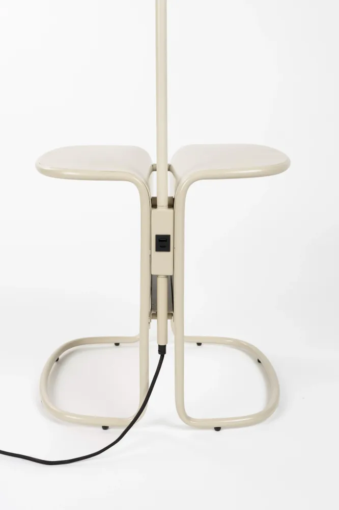 Stehlampe mit Tisch LUSTOR beżowy