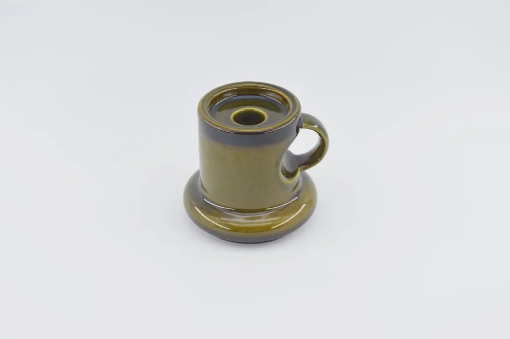 Steuler Keramik Kerzenhalter 484/10 Cari Zalloni Design 1960s WGP