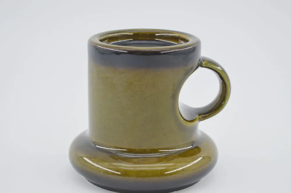 Steuler Keramik Kerzenhalter 484/10 Cari Zalloni Design 1960s WGP