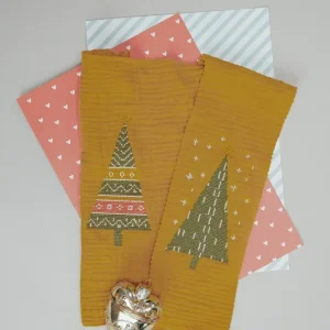 Stickdatei Weihnachtsbäume Cross-Stitch (2 Varianten)