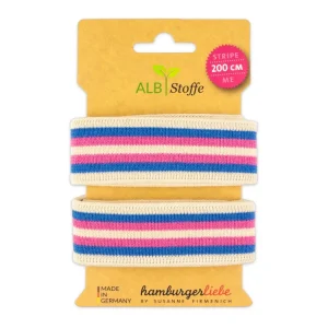 Stripe Me College Evermore Band meringa-bluette-ortensia