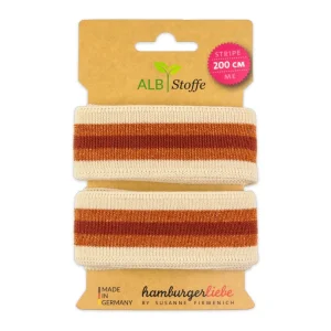 Stripe Me College Glossy Band meringa-nepal-brucciato-kupfer