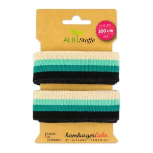 Stripe Me College Pretty & Pure Band meringa-verdino-caraibi-schwarz