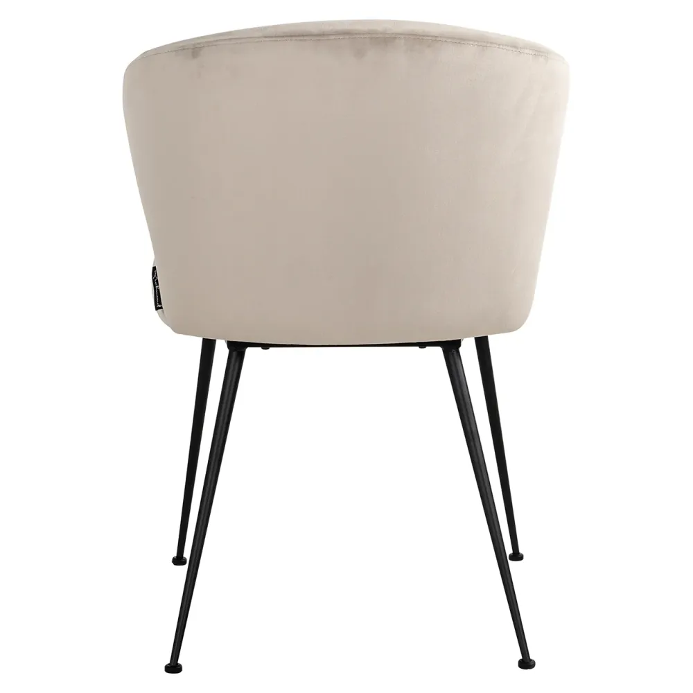 Stuhl Xandra khaki velvet (Quartz Khaki 903)
