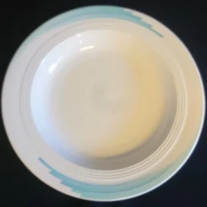 SUPPENTELLER - Porzellan, "Friesland" - Porzellan, Abstraktes Geometrisches Linien Dekor