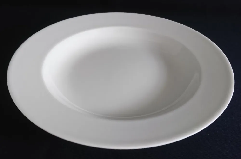 SUPPENTELLER - Porzellan, Gastronomisches Einfärbiges Motiv Dekor