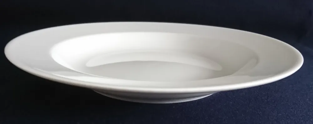 SUPPENTELLER - Porzellan, Gastronomisches Einfärbiges Motiv Dekor