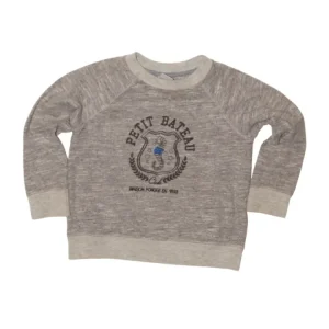 Sweater grau Gr.116 | Petit Bateau