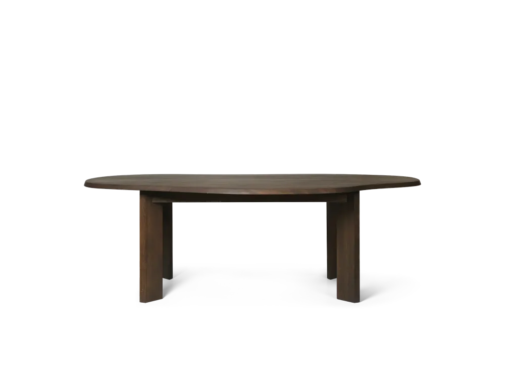 Tarn Dining Table - 220 - Dark Stained Beech