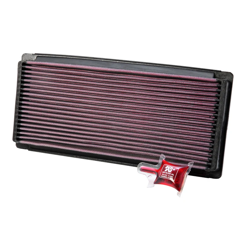 K&N, Tauschluftfilter passend für Ford Bronco, F150/F250/F350/F450 1987-1997, VW Jetta 1.8 1989-1991 (33-2023), Baumwolle,...