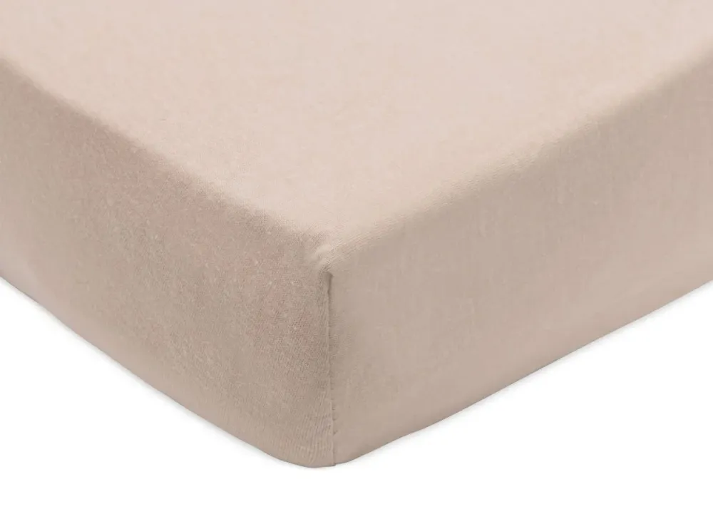 Jollein Spannbetttuch Kleinkind 60X120Cm - Wildrose/Biskuit - 2 Stück