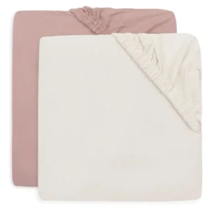 <tc>Jollein</tc> Spannbetttuch Wildrose/Elfenbein 60X120Cm 2tlg