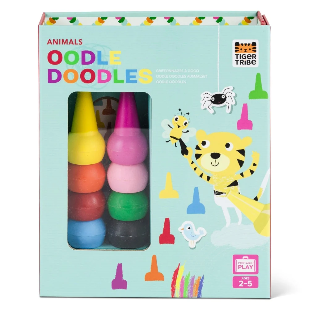 Tiger Tribe Baby Malbuch und Buntstifte Set Tiere