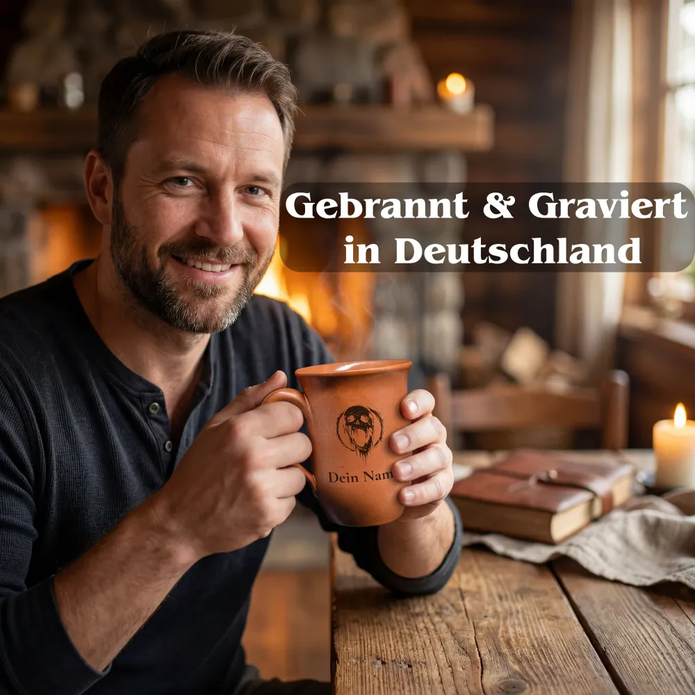 Tontasse Nekromant 0,4L – mit Name – Proficiencies Kollektion – Sandstein