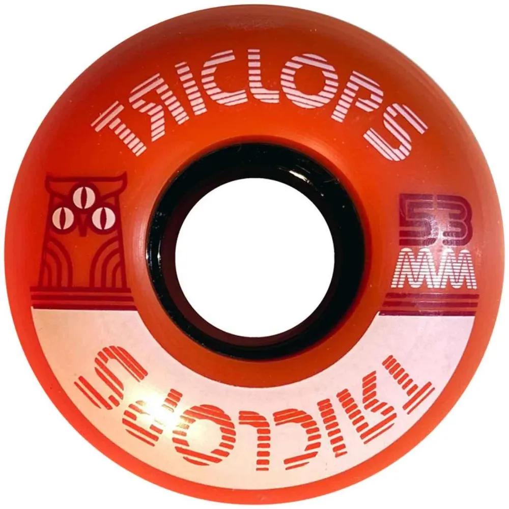 Triclops 53mm 90A Crush Cruiser Wheels Orange