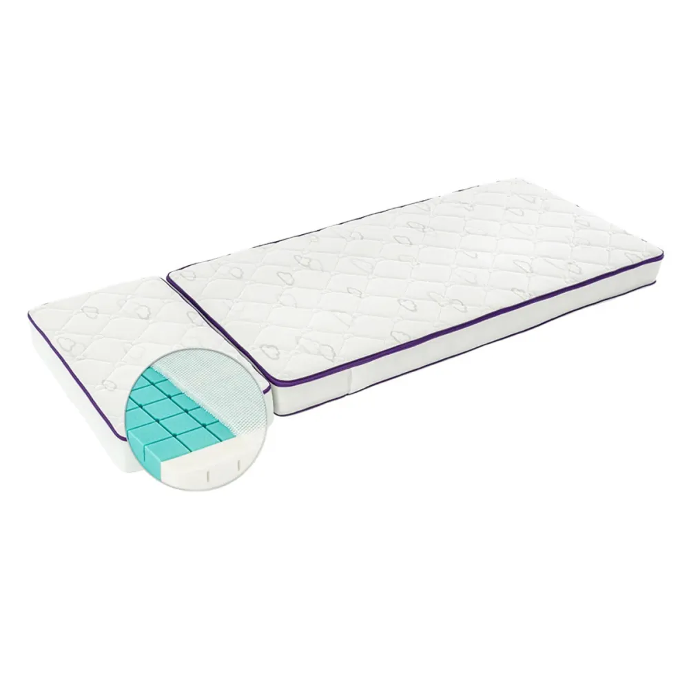 Träumeland, Babymatratze Frühlingsluft, 70 x 112,5 + 70 x 42,5 - passend für Sebra