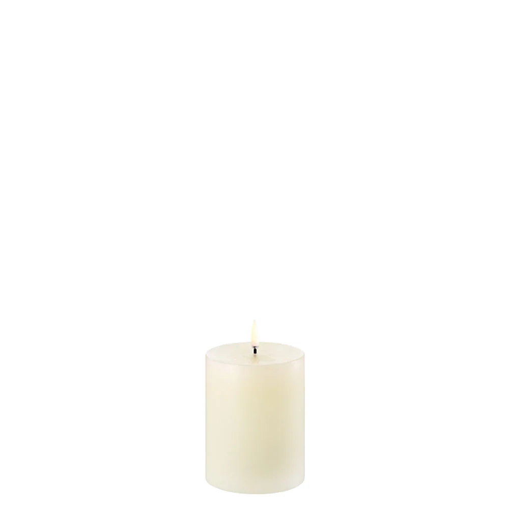 Uyuni LED Stumpenkerze, Ivory, 7,8 x 10,1 cm
