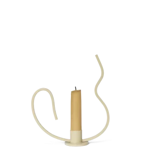 Valse Candle Holder - Low - Cashmere