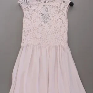 Vila Chiffonkleid Gr. 36 Ärmellos rosa aus Polyester