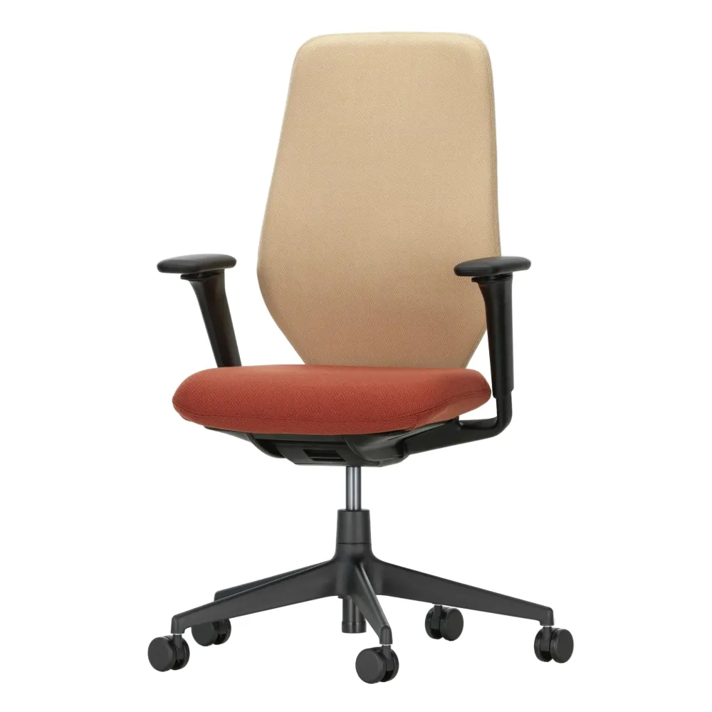 Vitra ACX Pad Bürostuhl Sitz und Rückenlehne gepolstert Plano