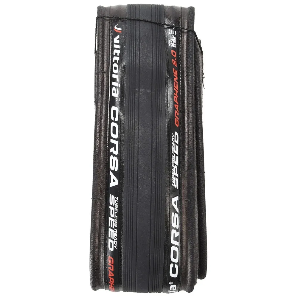 VITTORIA CORSA SPEED Graphene G2.0 700c Tubeless Ready Reifen Schwarz
