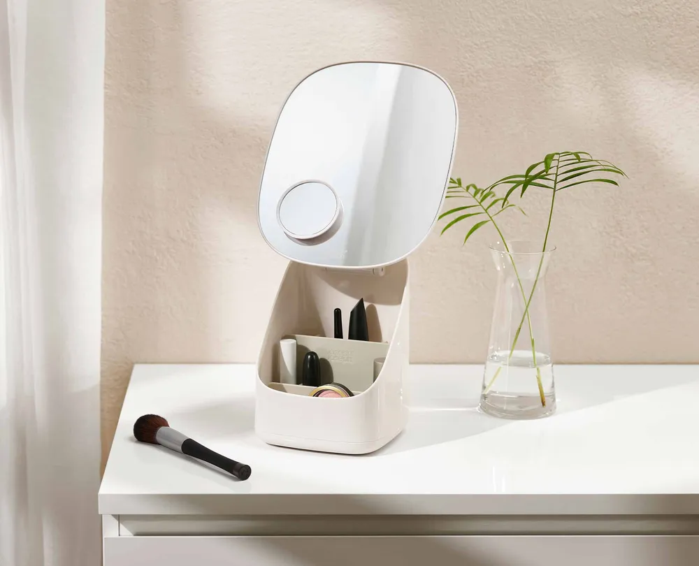 Viva Standspiegel mit Kosmetik-Organizer
