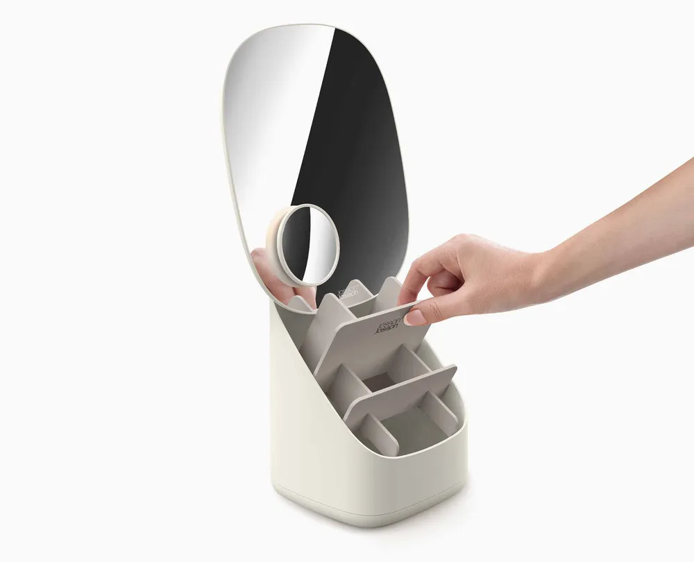 Viva Standspiegel mit Kosmetik-Organizer