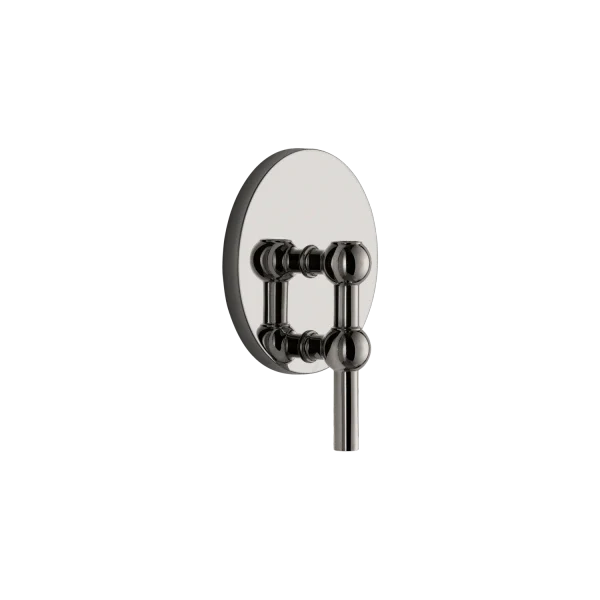 Wandhalter schwarz chrome Stoff Nagel