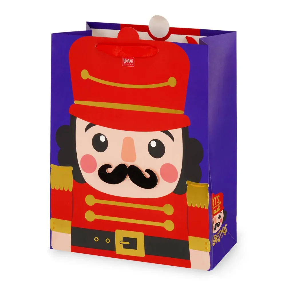 Weihnachtsgeschenktüte "Nussknacker" - Medium • LEGAMI MILANO