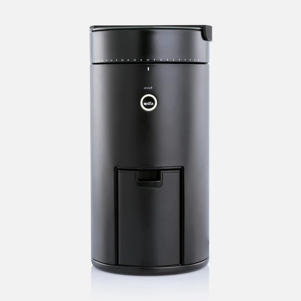 Wilfa WSFBS-200B Uniform+ elektrische Kaffeemühle Schwarz, mit integr. Waage