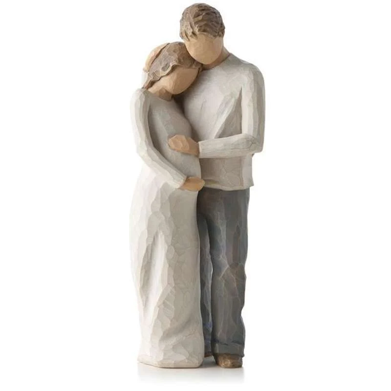 Willow Tree Startseite Figur (Mann und schwangere Frau)