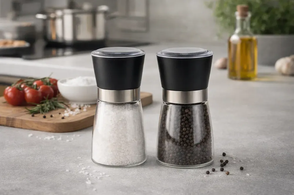 WMF Steakmesser Nuova - 6 Stück - Inklusive GRATIS Cookinglife Pfeffer- und Salzmahlerset
