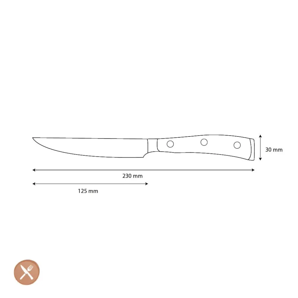 Wüsthof - Classic Steakmesser Weiß 12 cm,