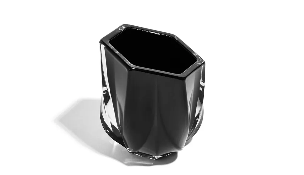 Zaha Hadid Design Shimmer Teelichthalter | Schwarz