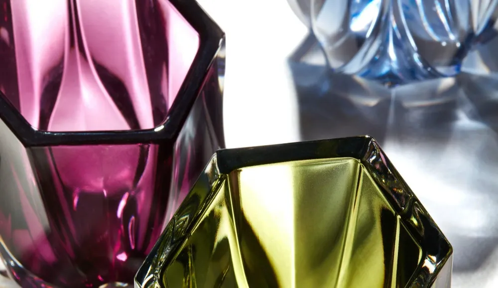 Zaha Hadid Design Shimmer Teelichthalter | Schwarz