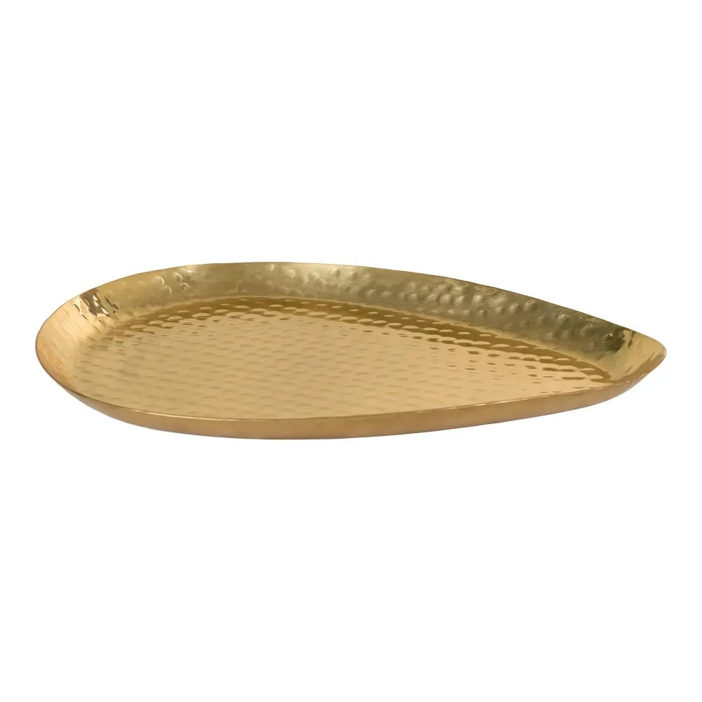 Goldtablett aus Aluminium