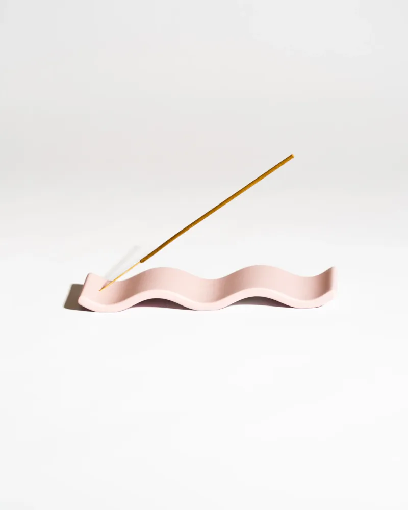 CERAMIC INCENSE HOLDER | PINK