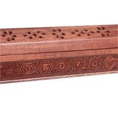 Kistchen/Halter für Räucherstäbchen 7 Chakren