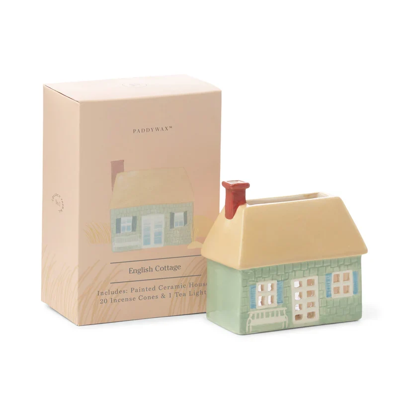 Paddywax - No. 04 - Style Incense Holder - inkl. 20 Räucherkegel - English Cottage