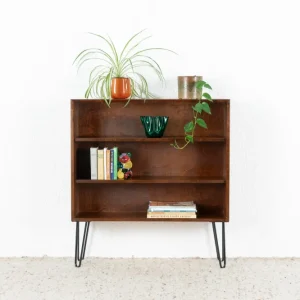 Bücherregal Holz Regal Vintage Mahagoni
